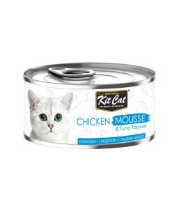 Kit Cat Chicken Mousse With Tuna Topper 80G
