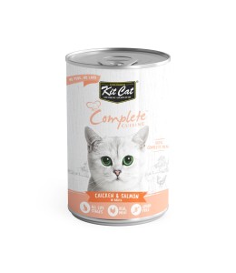 Kit Cat Complete Cuisine Chicken And Salmon In Broth 150G
