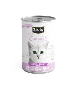 Kit Cat Complete Cuisine Chicken And Skipjack In Broth 150G