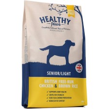 Healthy Paws British Free-Run Chicken & Brown Rice Senior/Light 6kg