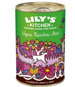 Lily&#039;s Kitchen Rainbow Stew Dog Wet Food VEGAN (400g)