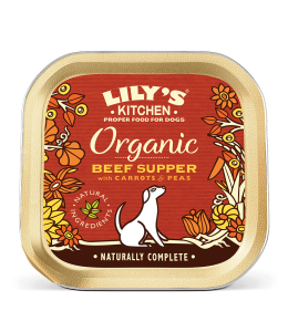 Lily&#039;s Kitchen Organic Beef Supper Wet Dog Food (150g)