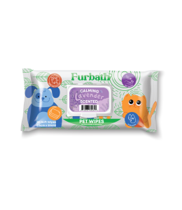 Furbath Natural Pet Wipes 80 Count- Lavender