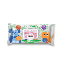 Furbath Natural Pet Wipes 80 Count- Baby Powder