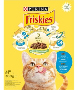 Purina Friskies Cat Dry Food Salmon & Vegetable 300g