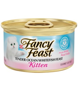 Purina Fancy Feast Kitten Wet Food Tender Ocean Whitefish 85g