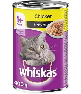 Whiskas Beef in Gravy Cat Food, 80 gm