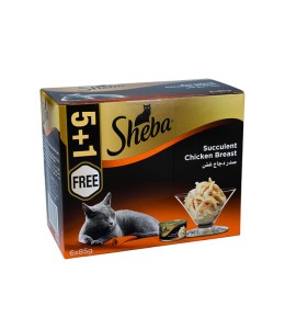 Sheba Succulent Chicken Breast 85g Pack of 6