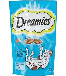 Dreamies Cat Food with Salmon 60g