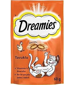 Dreamies Cat Food with Chicken 60g