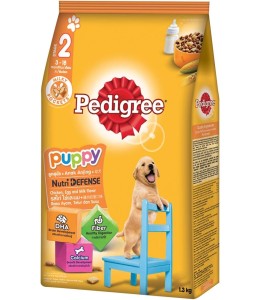 Pedigree Puppy, Dry Food, Nutri Defense Chicken, Egg and Milk Flavor 1.3 kg