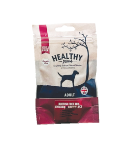 Healthy Paws Adult British Free Run Chicken & Brown Rice 100g  - Trial Pack