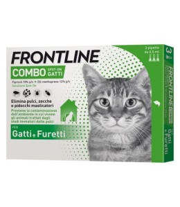 Frontline Flea & Tick Spot On Combo for Cats & Home Protection 3pcs