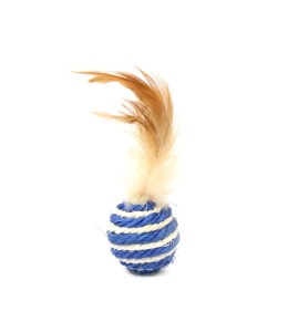 Wild Catz Rowdy Balls Sisal, Feature Cat Toy - Multicolors - 1pc