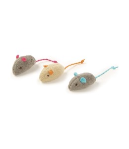 Wild Catz Tripletz Mouse Cat Toy 10.5cm, 17g