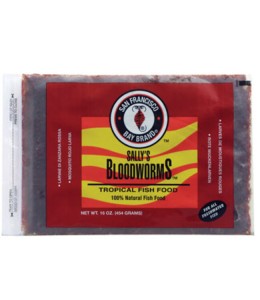 San Fransisco Bay Brand Bloodworms Frozen Flat 16Oz/454g