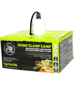 Komodo Dome Clamp Lamp Fixture 14cm Black