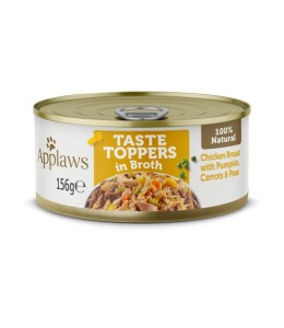 Applaws Taste Topper Broth Chicken Veg Dog Tin 156g