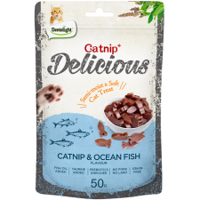 Dentalight Catnip & Oceanfish Flavour Semi Moist & Soft Cat Treat 50g