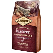 Carnilove Duck & Turkey for Large Breed Adult Cats 2kg