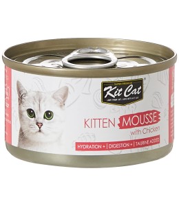 Kit Cat Tuna Mousse With Chicken Topper 80g