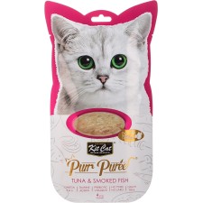 Kit Cat Puree Tuna & Smoked Fish 15g