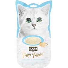 Kit Cat Puree Chicken & Smoked Fish 15g