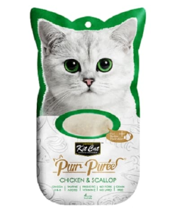 Kit Cat - Purr Puree Chicken & Scallop 15g