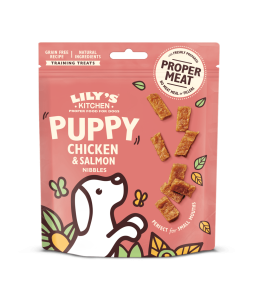 Lily's Kitchen Chicken and Salmon Nibbles Puppy Treats (70g)