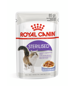 Royal Canin Feline Health Nutrition Sterilised Jelly (WET FOOD - 85g Pouches)