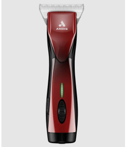 Andis DBLC-2 Pulse ZR  II 5-Speed, Detachable Blade Clipper, Cordless, Lithium Ion Battery - Red - Wide Blade (Includes extra battery)