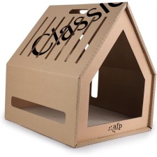 Classic Comfort - Home Sweet Home Cardboard Hideaway Scratcher