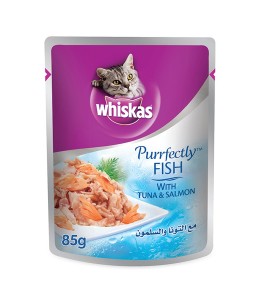 Whiskas Purrfectly Tuna&Salmon 85g