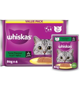 Whiskas Tuna 80g - Pack of 4