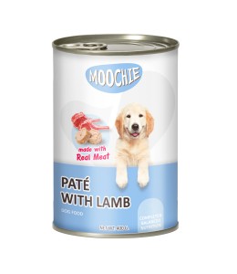 Moochie Pate With Lamb Dog Wet Food Can 400g