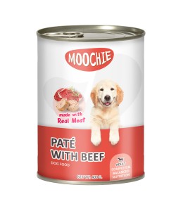 Moochie Pate With Beef Dog Wet Food Can 400g