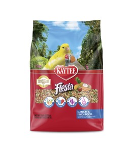 Kaytee KT Fiesta Canary & Finch Bird Food, 6/2LB/1Kg