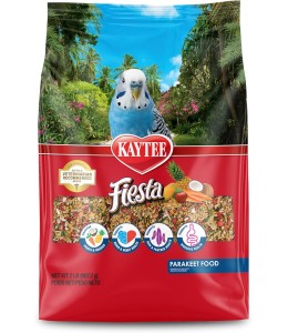 Kaytee KT Fiesta Parakeet Bird Food, 6/2LB/1Kg