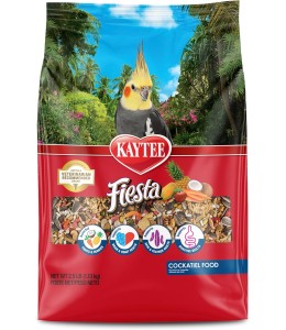 Kaytee KT Fiesta Cockatiel Bird Food 6/2.5LB.1.2Kgs