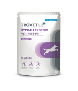 Trovet Plus Pouch Dog Hypoallergenic Wild Boar Veterinary Diets Wet Food 300g