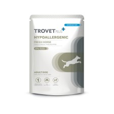 Trovet Plus Pouch Dog Hypoallergenic Horse Veterinary Diets Wet Food 300g