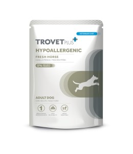 Trovet Plus Pouch Dog Hypoallergenic Horse Veterinary Diets Wet Food 300g