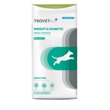 Trovet Plus Adult Dog Weight & Diabetic Chicken Veterinary Diets 3kg