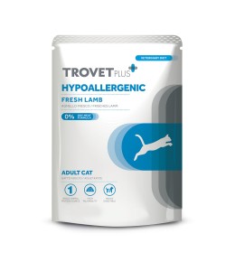 Trovet Plus Pouch Cat Hypoallergenic Lamb Veterinary Diets Wet Food 85g