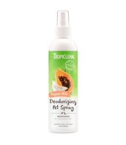 TropiClean Papaya Mist Deodorizing Spray for Pets, 8oz