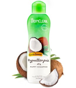 TropiClean Gentle Coconut Hypoallergenic Puppy and Kitten Shampoo, 12oz