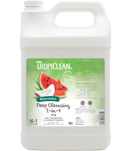 TropiClean Watermelon Refreshing 2-in-1 Pet Shampoo & Conditioner for pets, 1 gallon
