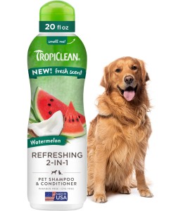 TropiClean Watermelon Refreshing 2-in-1 Pet Shampoo & Conditioner