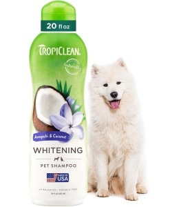 TropiClean Awapuhi & Coconut Whitening Shampoo for Pets, 20oz