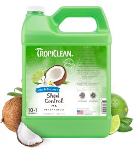 TropiClean Lime & Coconut Shed Control Shampoo for Pets, 1 gallon